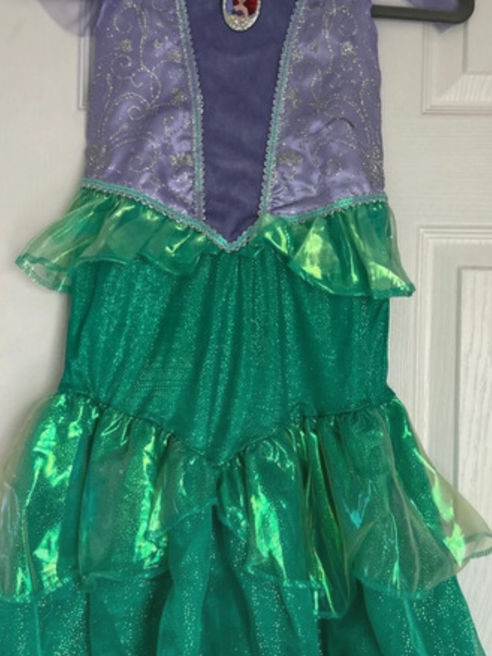 Disney Purple and Green Shimmer Mermaid Costume